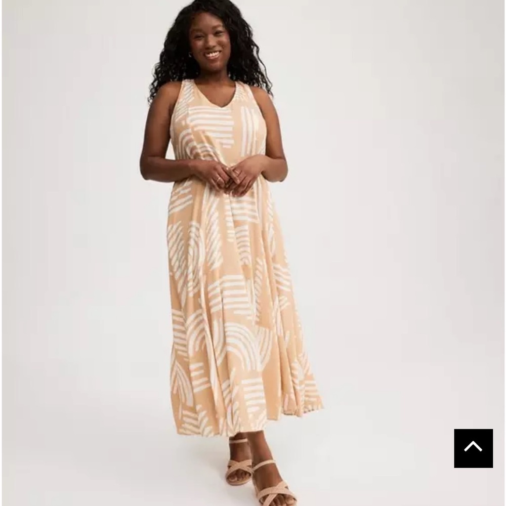 Challis Back Twist Maxi Dress